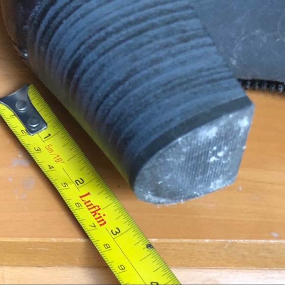 Knee-High Black Leather Boots - Picture 10 of 14